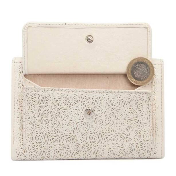 Bej Deri Kadın Cüzdan - S1CB00005788-E94 - 4