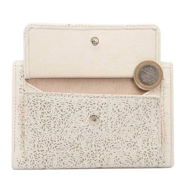 Bej Deri Kadın Cüzdan - S1CB00005788-E94 - 4