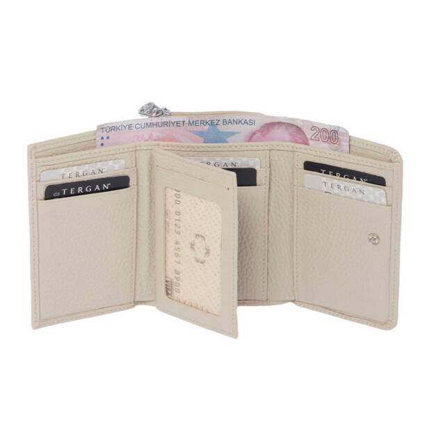 Bej Hakiki Deri Kadın Cüzdan - S1CB00005798-B19 - 3