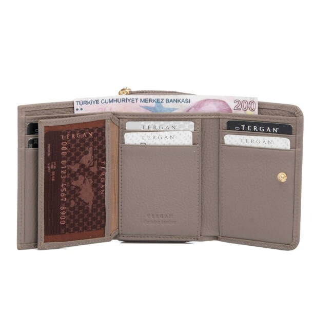 Bej Deri Kadın Cüzdan - S1CB00005798-B73 - 2