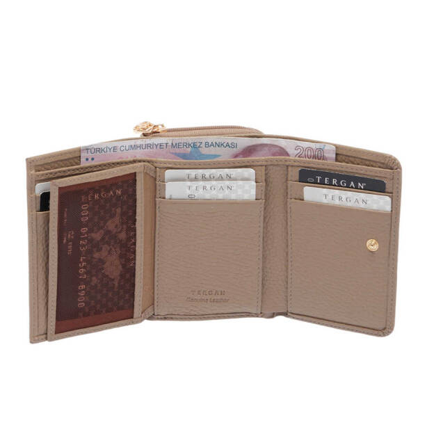 Bej Hakiki Deri Kadın Cüzdan - S1CB00005798-S95 - 2