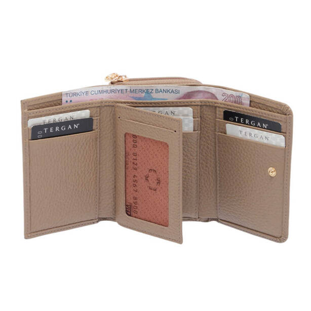 Bej Hakiki Deri Kadın Cüzdan - S1CB00005798-S95 - 3