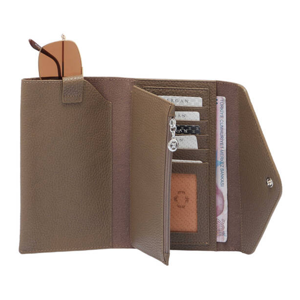 Bej Deri Kadın Cüzdan - S1CB00005811-B73 - 3