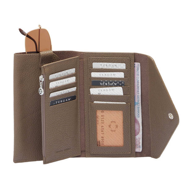 Bej Deri Kadın Cüzdan - S1CB00005811-B73 - 4