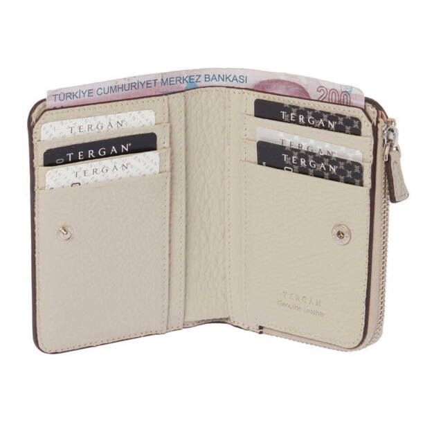 Bej Hakiki Deri Kadın Cüzdan - S1CB00005812-B19 - 2