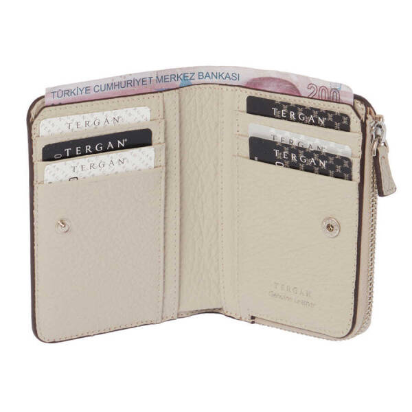 Bej Hakiki Deri Kadın Cüzdan - S1CB00005812-B19 - 2