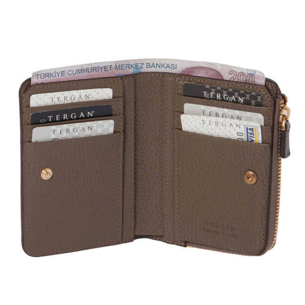 Bej Deri Kadın Cüzdan - S1CB00005812-B73 - 2