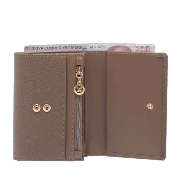 Bej Deri Kadın Cüzdan - S1CB00005815-D5M - 2