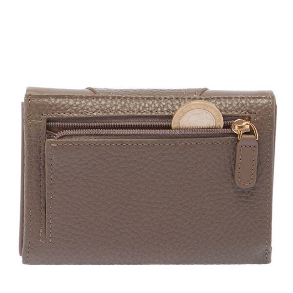 Bej Deri Kadın Cüzdan - S1CB00005815-D5M - 4