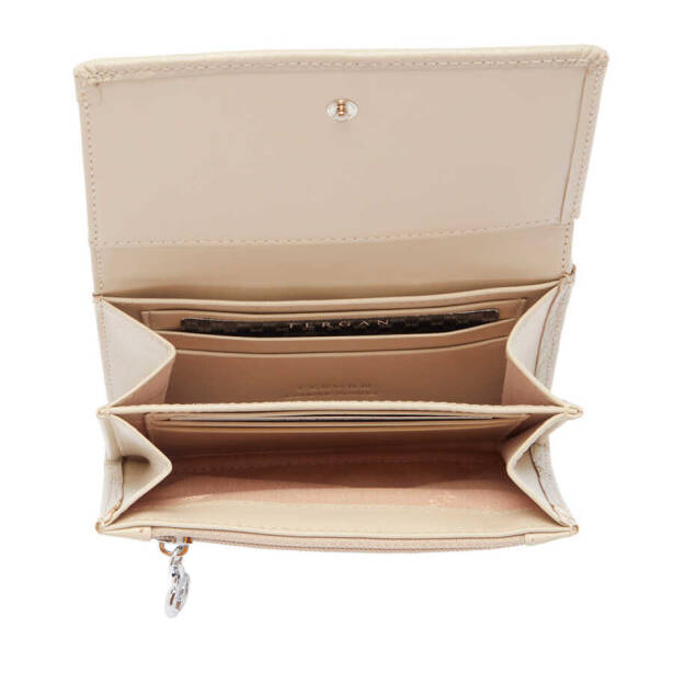 Bej Deri Kadın Cüzdan - S1CB00005815-D7M - 3