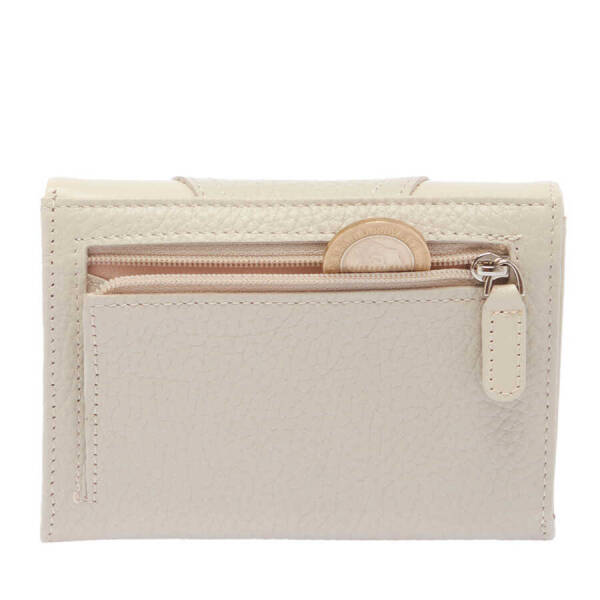 Bej Deri Kadın Cüzdan - S1CB00005815-D7M - 4