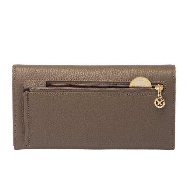 Bej Deri Kadın Cüzdan - S1CB00005818-B73 - 4