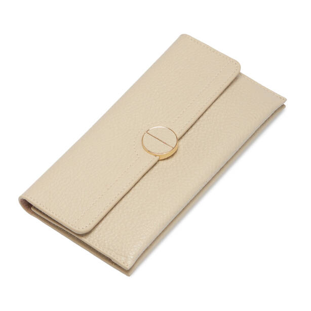 Bej Deri Kadın Cüzdan - S1CB00005820-B19 - 1