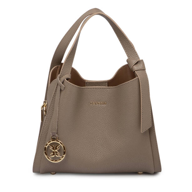 Bej Deri Kadın El Çantası - S25K1BC80351-S95 