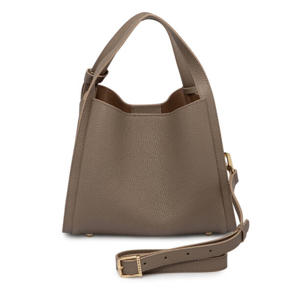 Bej Deri Kadın El Çantası - S25K1BC80351-S95 - 3