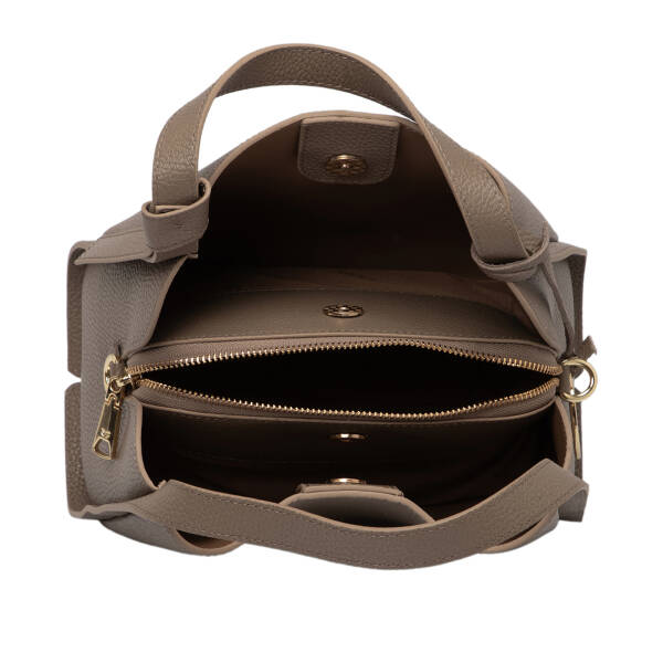 Bej Deri Kadın El Çantası - S25K1BC80351-S95 - 4