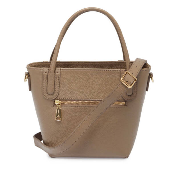 Bej Deri Kadın El Çantası - S25Y1BC80360-S95 - 3