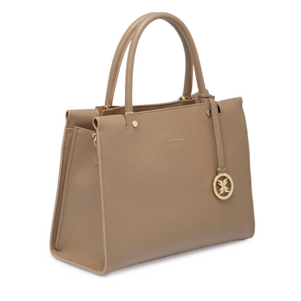 Bej Deri Kadın El Çantası - S25Y1BC80366-S95 - 2