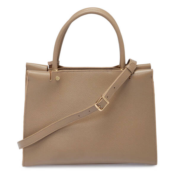 Bej Deri Kadın El Çantası - S25Y1BC80366-S95 - 3