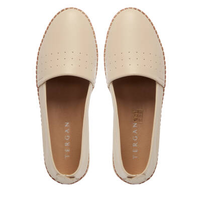 Bej Deri Kadın Espadril - K25I1AY67915-A25 - 5