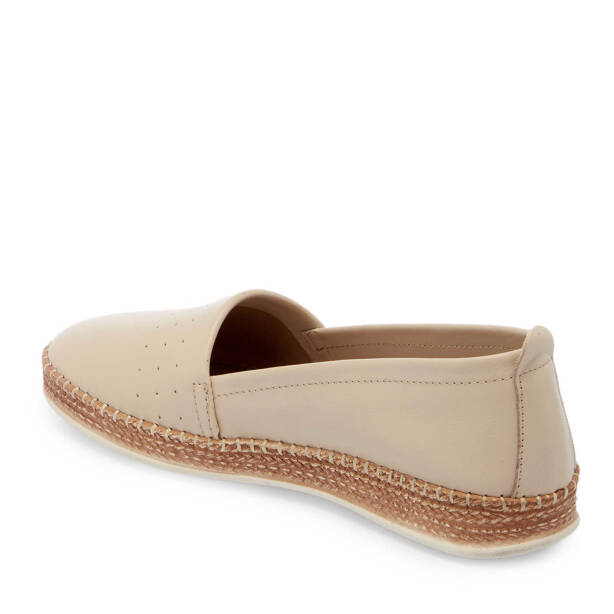 Bej Hakiki Deri Kadın Espadril - K25I1AY67915-A25 - Tergan