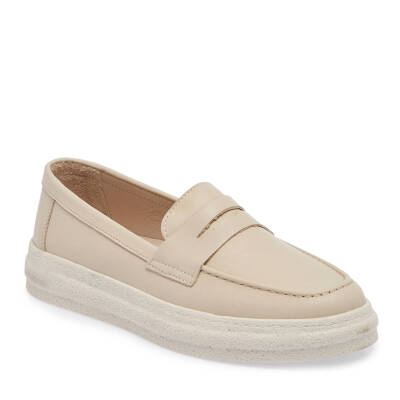  Bej Deri Kadın Loafer - K23S1AY66802-A25 