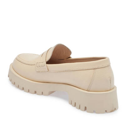  Bej Deri Kadın Loafer - K23S1AY66806-B19 - 2