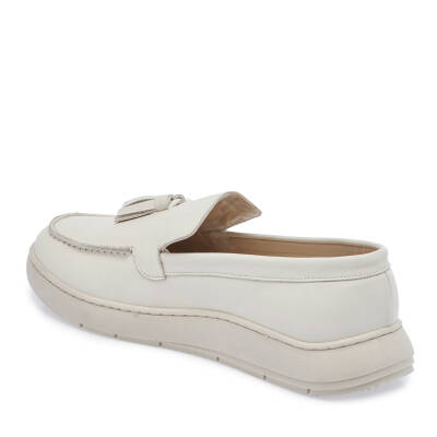  Bej Deri Kadın Loafer - K24I1AY67139-A25 - 2