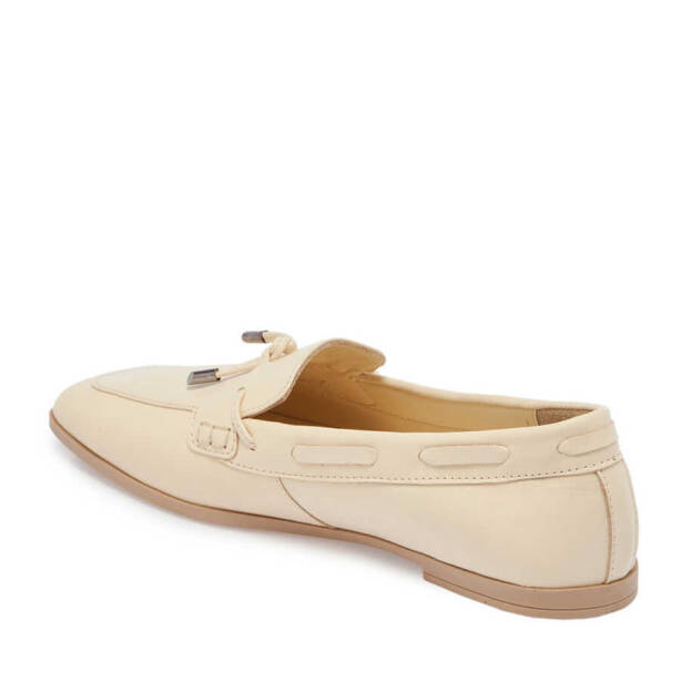 Bej Deri Kadın Loafer - K24I1AY67450-A25 - 2