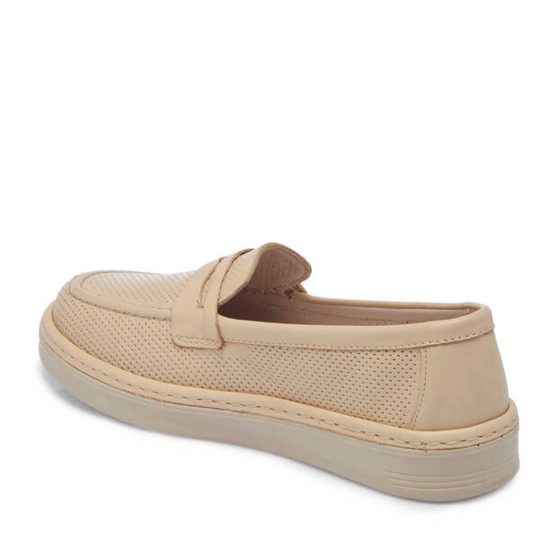 Bej Hakiki Deri Kadın Loafer - K25I1AY67923-A25 - 3