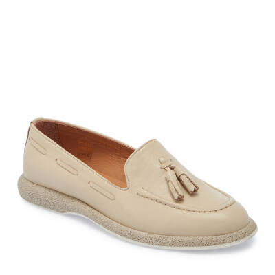 Bej Deri Kadın Loafer - K25I1AY67993-A25 
