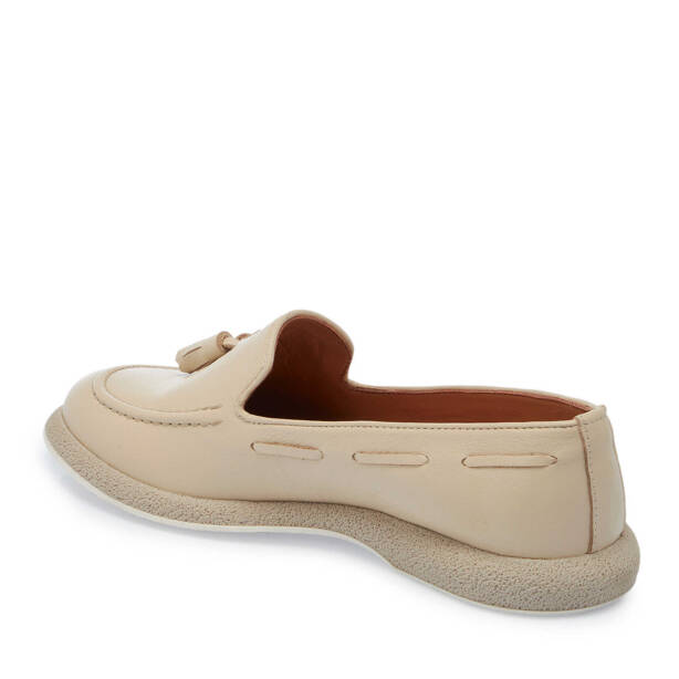 Bej Hakiki Deri Kadın Loafer - K25I1AY67993-A25 - 3