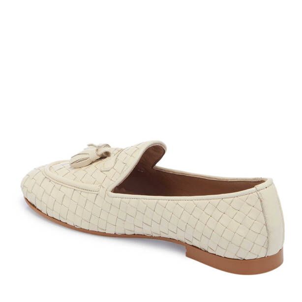 Bej Deri Kadın Loafer - K25I1AY68040-A25 - 2