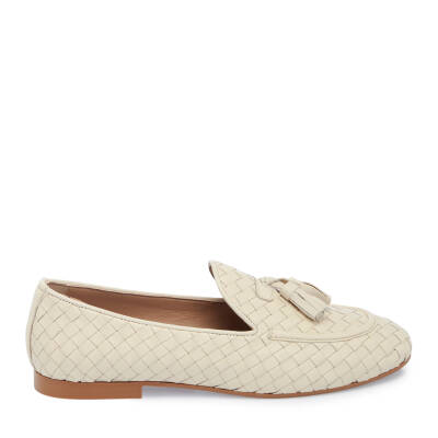 Bej Deri Kadın Loafer - K25I1AY68040-A25 - 3