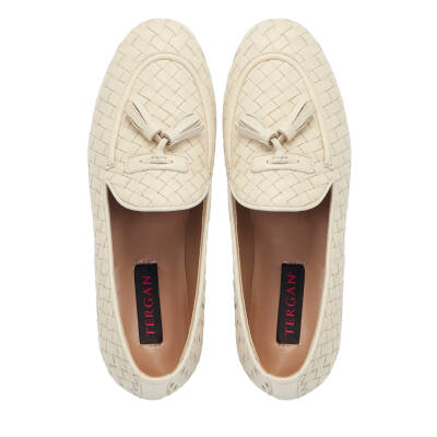 Bej Deri Kadın Loafer - K25I1AY68040-A25 - 5
