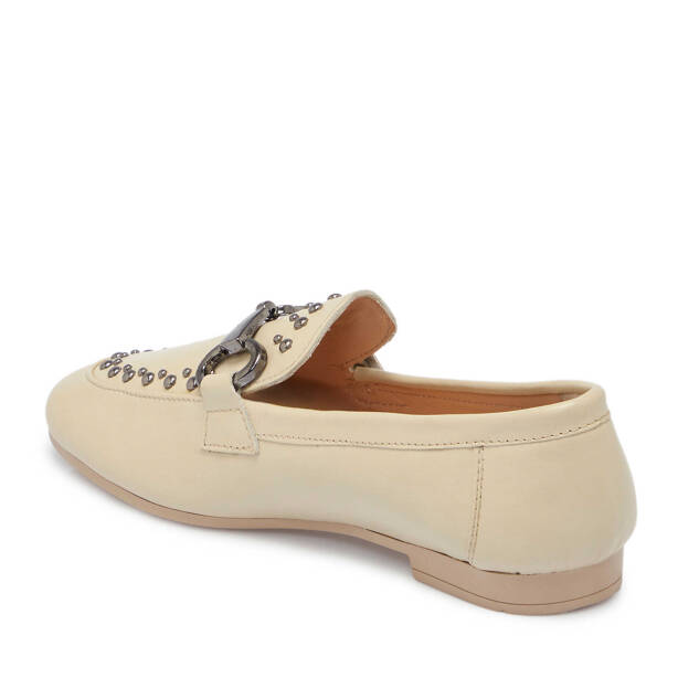 Bej Deri Kadın Loafer - K25S1AY68161-A25 - 2