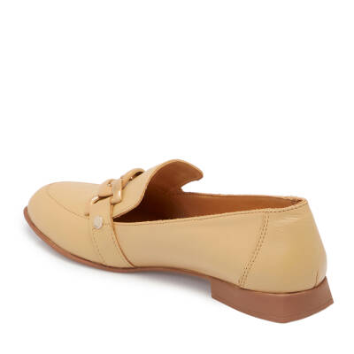 Bej Deri Kadın Loafer - K25S1AY68191-S2S - 2