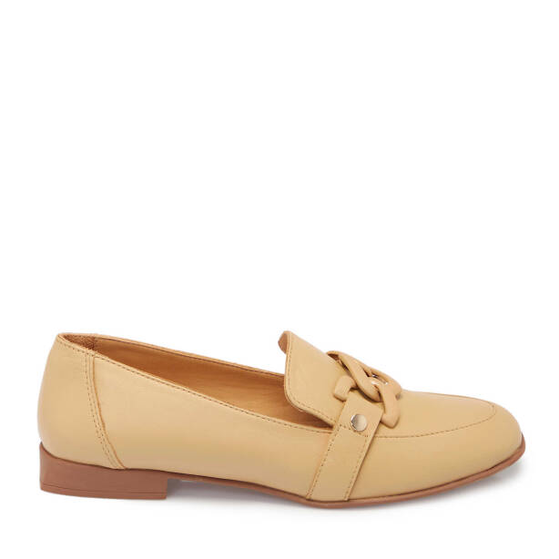 Bej Deri Kadın Loafer - K25S1AY68191-S2S - 3