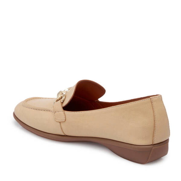 Bej Deri Kadın Loafer - K25S1AY68199-S2S - 2