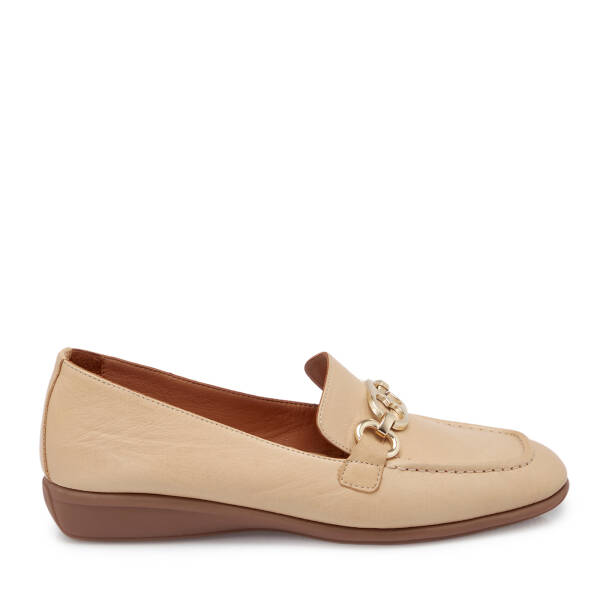 Bej Deri Kadın Loafer - K25S1AY68199-S2S - 3