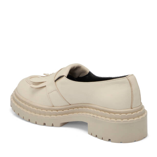 Bej Deri Kadın Loafer - K25S1AY68300-A25 - 2