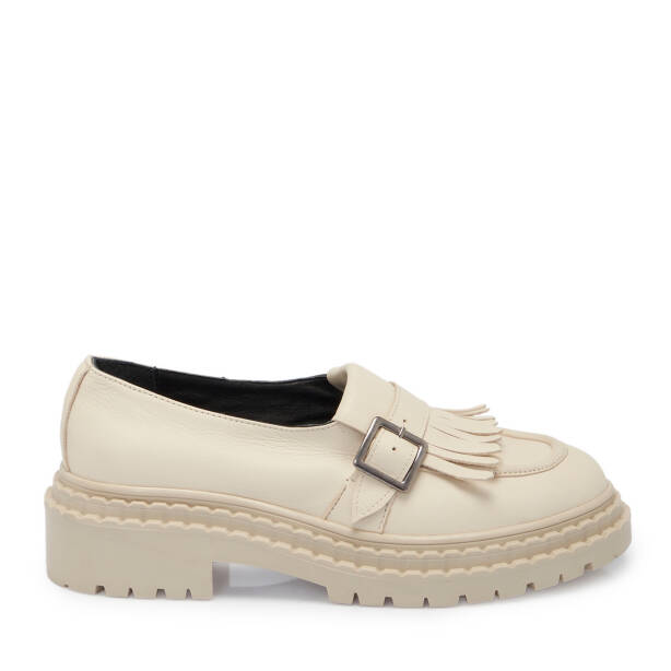 Bej Deri Kadın Loafer - K25S1AY68300-A25 - 3