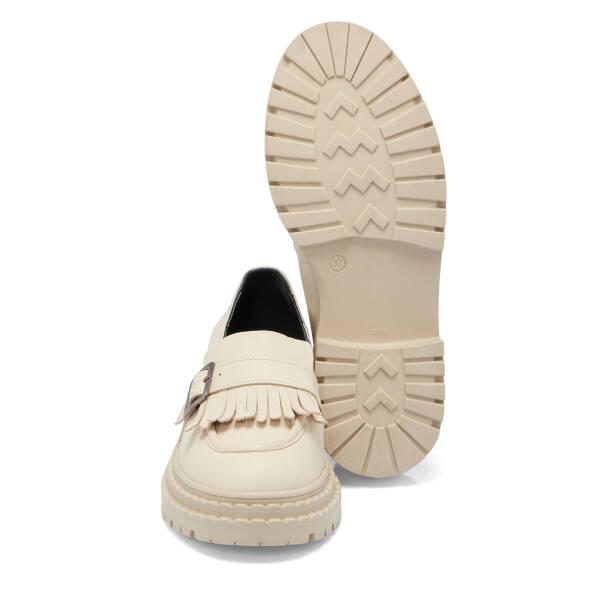 Bej Deri Kadın Loafer - K25S1AY68300-A25 - 4
