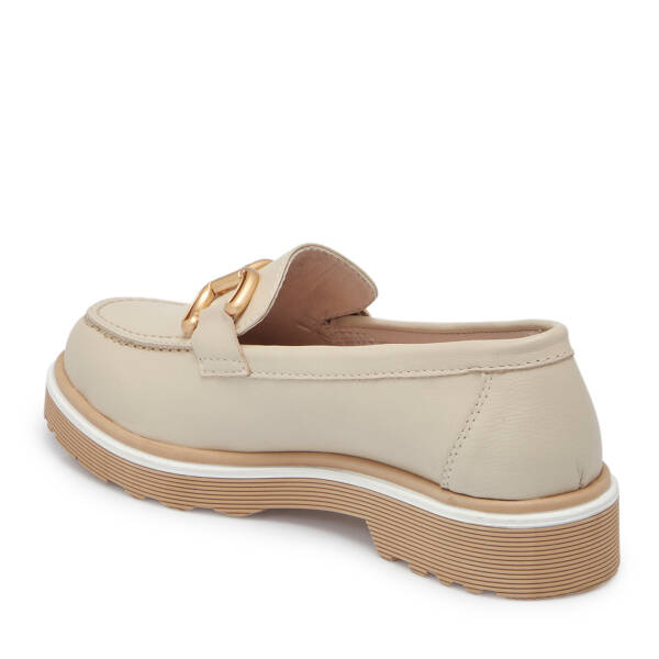 Bej Deri Kadın Loafer - K25S1AY68322-A25 - 2