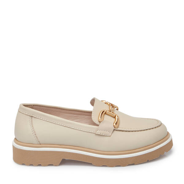 Bej Deri Kadın Loafer - K25S1AY68322-A25 - 3