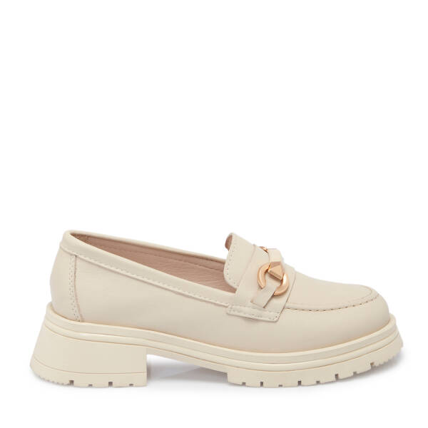 Bej Deri Kadın Loafer - K25S1AY68323-A25 - 3