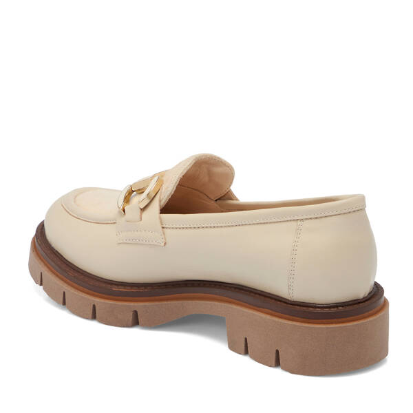 Bej Deri Kadın Loafer - K25S1AY68335-A25 - 2