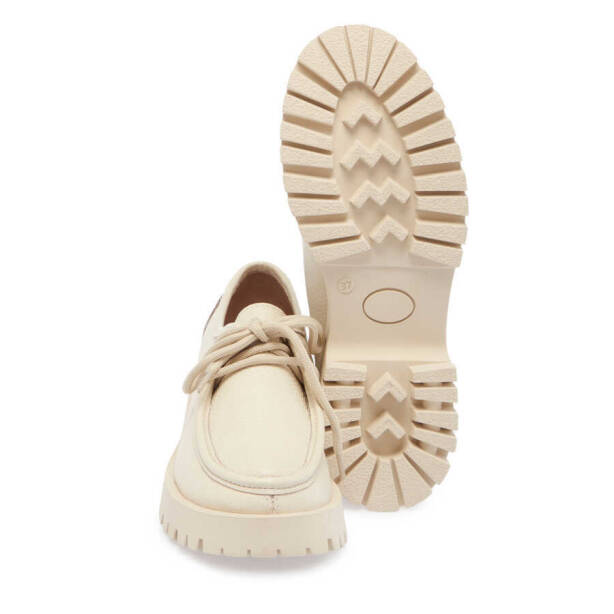 Bej Deri Kadın Makosen - K24S1AY67642-B19 - Tergan