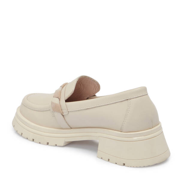 Bej Deri Kadın Makosen - K25S1AY68167-A25 - 2