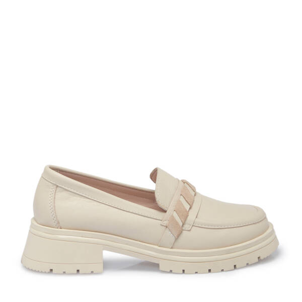 Bej Deri Kadın Makosen - K25S1AY68167-A25 - 3